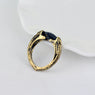 New Stylish Retro Metal Crystal Voldemort's Horcrux Finger Ring For Women Engagement Wedding Ring Jewelry Gift