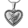 Stainless Steel Heart Necklaces Pendants Jewelry For Men