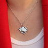 Vintage Animal Bull Cattle Pendant Chain Necklace For Women