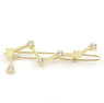 Metal Crystal Dipper Hairclip for Women