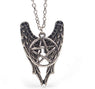 Vintage Forces Of Evil Pentagram Wings Unisex Pendant Necklace