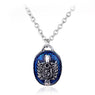Blue Stone Pendant Necklace for Women