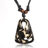 Yak Bone Eagle Hawk Pendants Necklace for Men