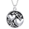 Vintage Reversible Chain Pendant Necklace for Women