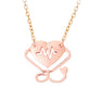 Heart Stethoscope Pendant Necklaces For Men