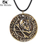 Skull Head Letter Unisex Pendant Necklace