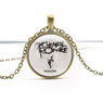 The Black Parade Album Art Picture Glass Gem Pendant Necklace for Men