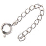 Silver Plated Chain Extender with Clasp Necklace