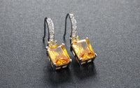 Yellow Stone Zircon Earring - sparklingselections