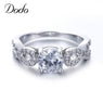 Fashion White Gold Color Wedding Rings For Women
