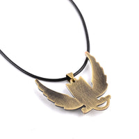 Fairy Tail Bronze Alloy Owl Necklace for Women