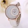 Top Brand Luxury PU Leather Quicksand Rhinestone women wrist Watch