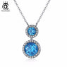 Silver Color Pendant Necklace for Women