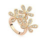 Crystal Full Diam And Snow Ring (8RD50)