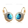 New Fashion Round sholl Crystal Earrings For Women