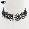 Shrike punk crystal opal pendant necklace for women