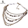 Collier Elegant Simulated Pearl Necklace Women