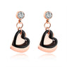 Heart Design Drop Earrings For Woman
