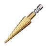HSS Titanium Coated 3-13mm Stepped Metal Drilling Bit Set