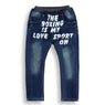 new simple style printed Letter pattern Denim Jeans size 456t