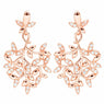 Sterling Silver Leaf Bridal Earrings