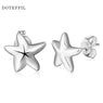 Sterling Silver Starfish Earrings for Women