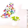 DIY 3D PVC Magnet Butterflies Wall Home Decor Sticker 12PCS