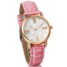Pink Leather Watch
