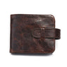 New Vintage Short Casual Genuine Leather Wallet for Men