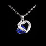 Titanic Heart Of Ocean Crystal Rhinestone Heart Shaped Pendant Necklace
