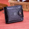 new Men Vintage PU Leather Designer Wallets