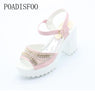 new summer thick-bottom high-heeled sandal size 567