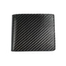 New Men Carbon Fiber Trifold Slim Leather Wallet
