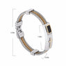 Men 3 Row Wire Chain Bracelet
