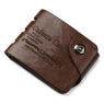 Men Billfold Mini Leather Wallet Fashion Designer Genuine Leather Wallet Pocket Cards Holder