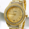 New Men Stylish Luxury Gold Wrist Watch