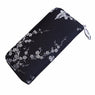 New Fashion Women Plum Flower Zipper Long Wallet