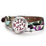 Camouflage Essential Oil Diffuser Locket Wrap Bracelets