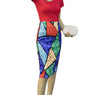 New Print Women Office Skirt size mlxl