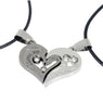 Hearts Shape Rhinestone Pendant Necklace