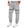 new Men's knee zipper designed joggers Pants size sml