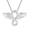 Women Creative Figure 8 Angel Wings Necklace