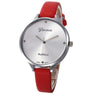 Fashion Faux Leather Analog Quartz Watch