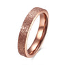 Titanium Steel Rose Gold Ring Foromen