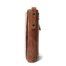 New Men Leather Slim Thin Short Wallet