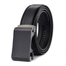 Men Black Automatic Buckle Ratchet Waistband Belts