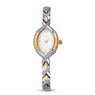 New Women Simple Style Gold Silver Crystal Dial Watch