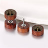 Double Sided Round Life Tree Stud Earrings