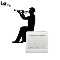 Music Lover Light Switch Wall Decal - sparklingselections