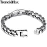 Stainless Steel Biker Wristband